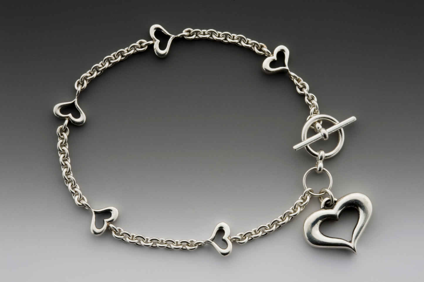 Heart Charm Bracelet