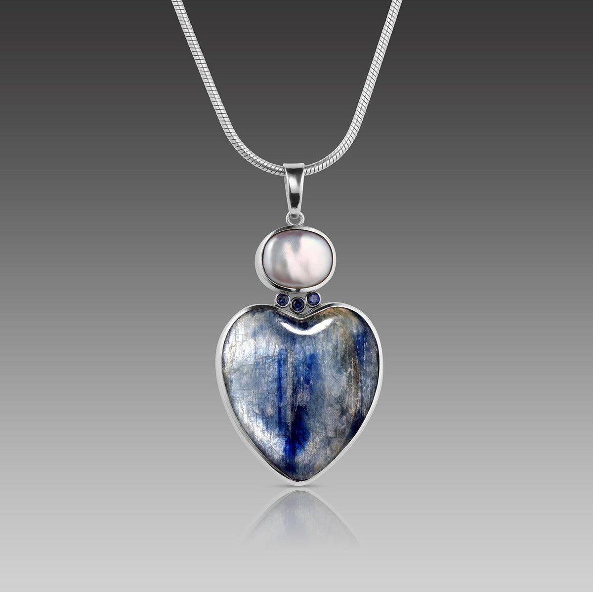 Kyanite Heart