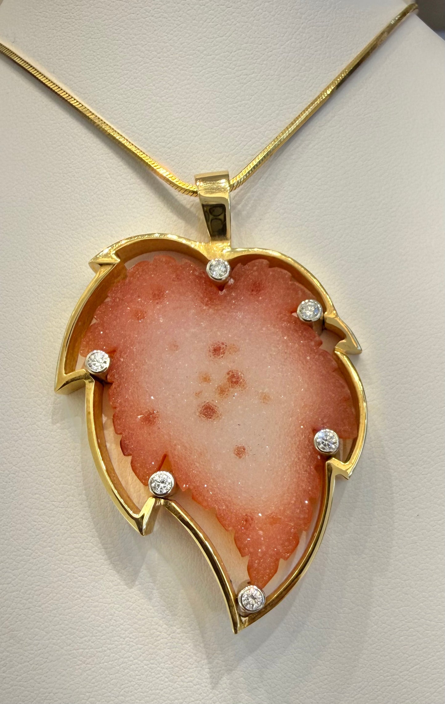 Leaf Drusy