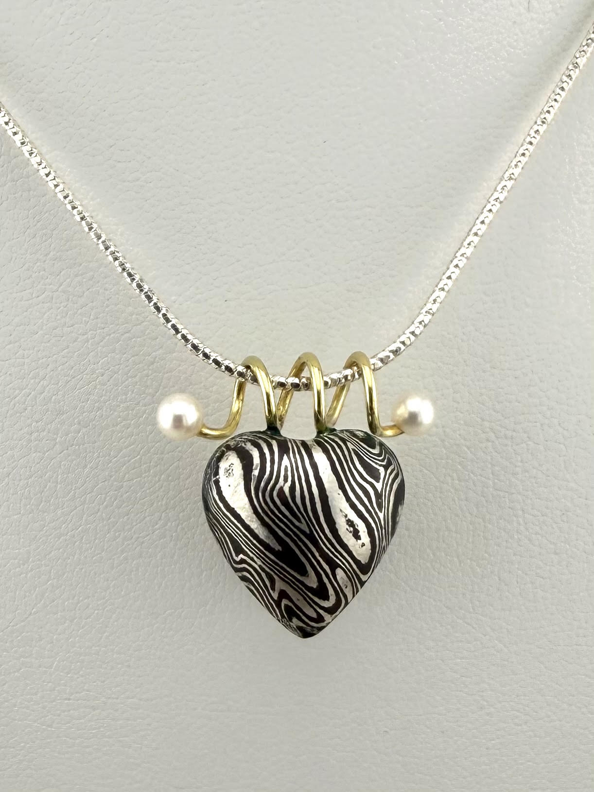 Mokume Gane Heart