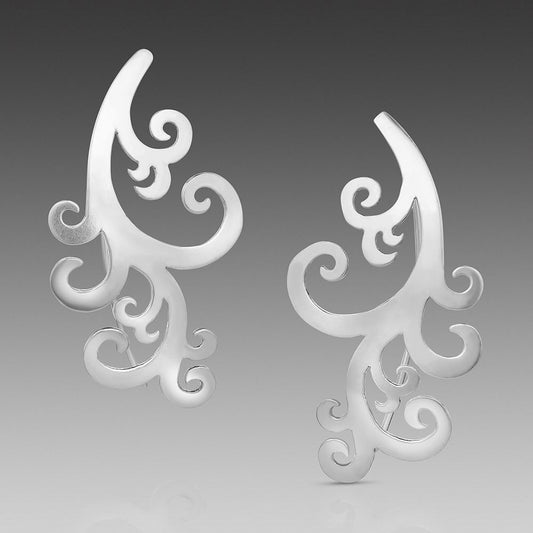 swirl earrings