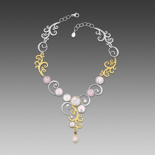 Swirl Necklace Showpiece