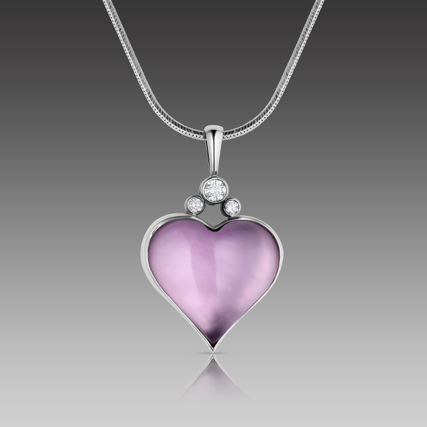 Amethyst Heart